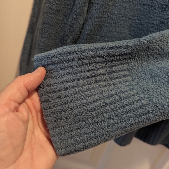 Exofficio Women's 1/4 Zip Cornflower Blue Pullover Super Warm Soft Sweater Sz XL - Picture 6 of 13